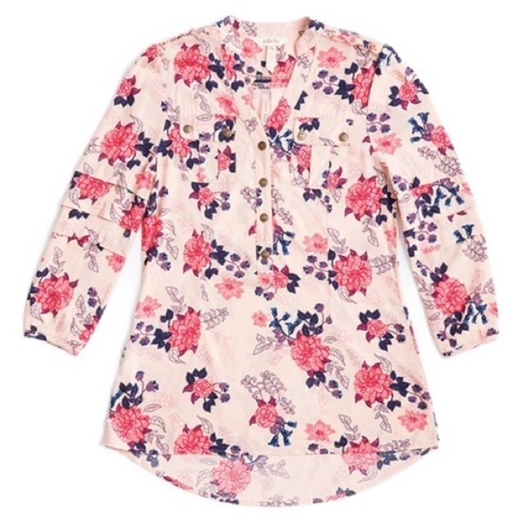 Pink Floral Hi Low Top Matilda Jane - Picture 3 of 11